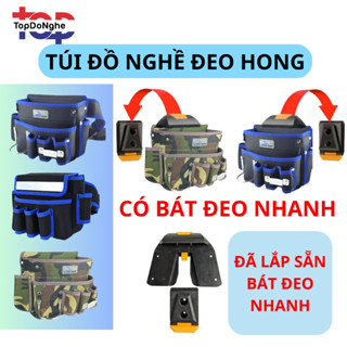 Túi đai đựng đồ nghề đeo hong sửa chữa điện nước, túi đeo hông TZY đựng vật tư đồ nghề nhiều ngăn sửa chữa điện nước, ca