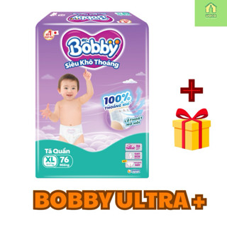 (LIVE) Tã bỉm QUẦN Bobby Ultra+ lõi nén thần kỳ đủ size M96/ L88/ XL76/ XXL70 miếng