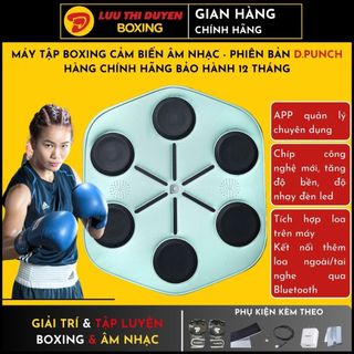  Bản D Punch - Máy tập boxing theo nhạc - One Punch Boxing Musical- Lừu Thị Duyên Boxing - Đại lý chính hãng Tại VIệt Nam 