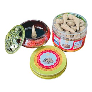 Nụ trầm hương khói ngược (loại đặc biệt) Nụ Tháp trầm trên 25 năm sạch nguyên chất - Xưởng Mộc Việt