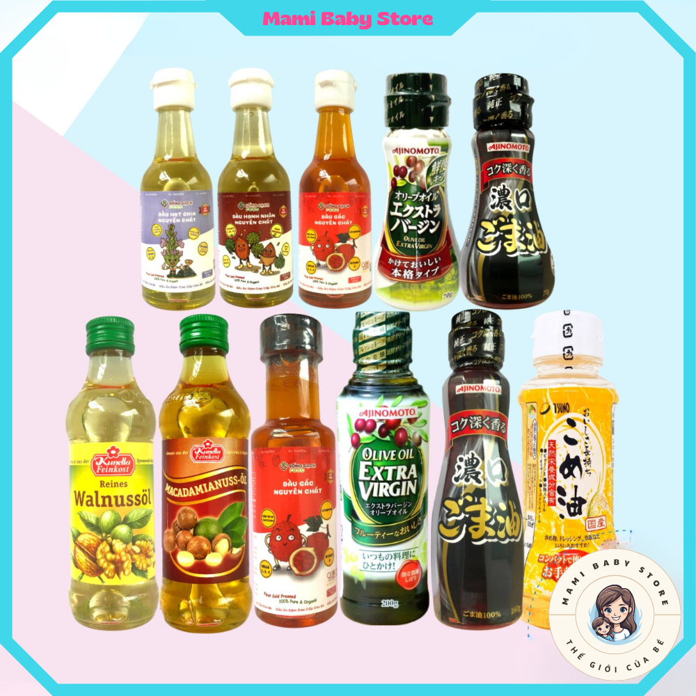 Dầu Ăn Dặm Cho Bé Từ 6 Tháng Tuổi | Mami Baby Store