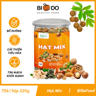  Hạt Dinh Dưỡng Mix Thuần Chay 220g - Bí Đỏ Food - Tăng Cường Hệ Miễn Dịch Cho Cơ Thể 