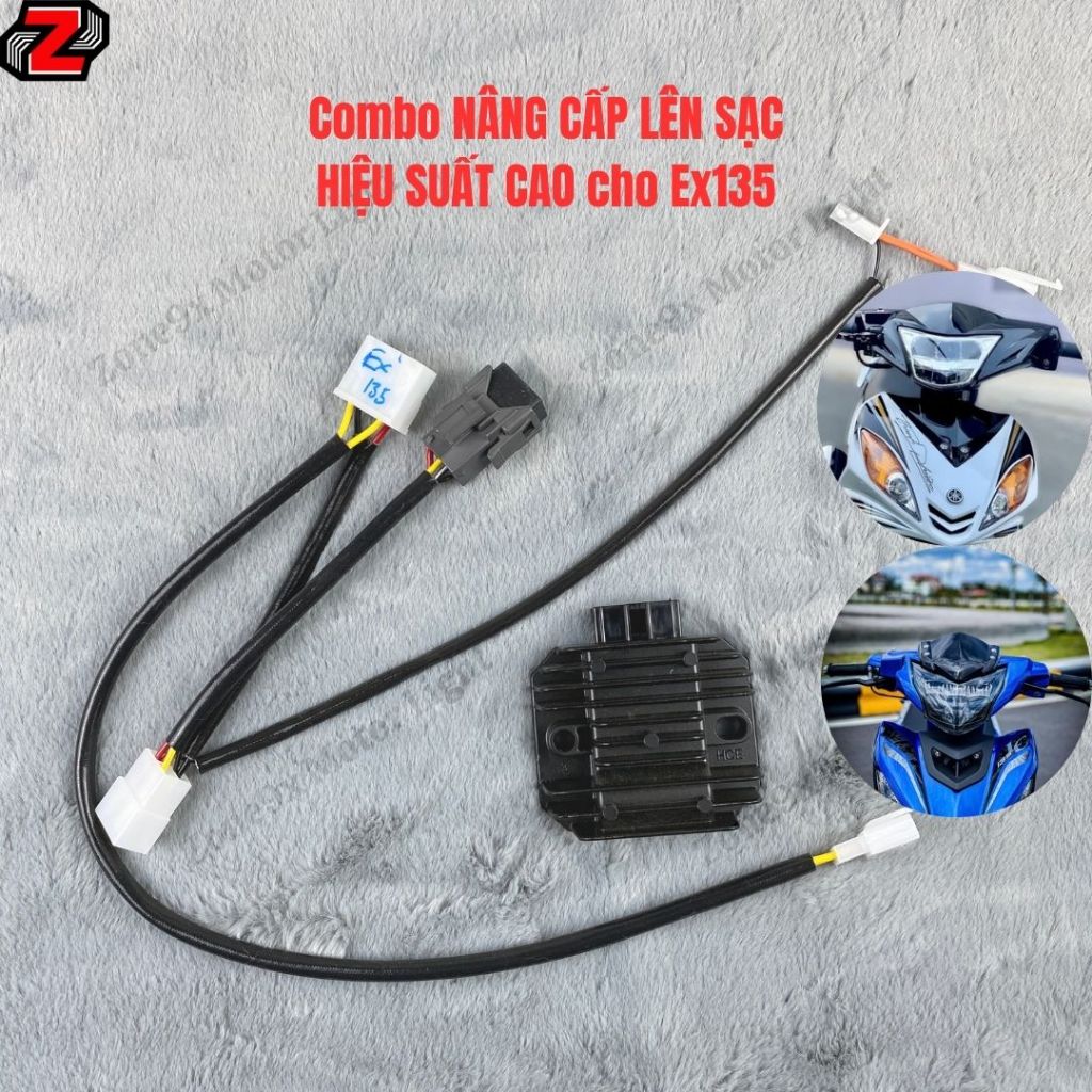 Combo SẠC công suất lớn cho Ex135 4 số, 5 số | Zone9x