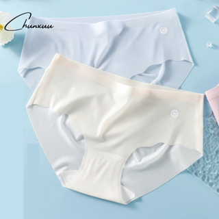 Quần Lót Nữ Cạp Cao Su Lụa Băng Mát Lạnh Không Viền Không Đường May Siêu Mỏng Nhẹ - CHUNXUU QC155