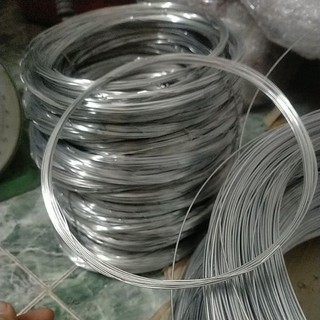 Dây kẽm 1mm.1'5mm. 2mm 1 cuộn khoảng 4 mét