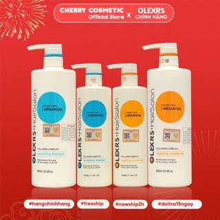  Cặp Dầu Gội Xả Olexrs Hair Salon Giảm rụng tóc kiềm dầu ngăn gàu phục hồi hư tổn 500ml-960ml Cherry Cosmetics 