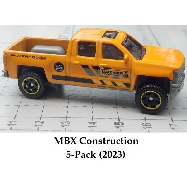 Xe bán tải mô hình Matchbox 2014 '14 Chevy Silverado 1500