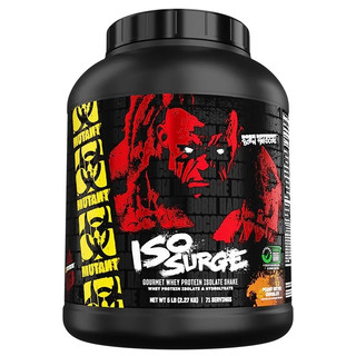 Mutant Iso Surge (2.27Kg/71Liều) Hỗ trợ tăng cơ giảm mỡ, 25g Whey Protein Isolate, 16.3g EAA, 5.5g BCAA
