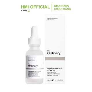  The Ordinary Serum Niacinamide 10% + Zinc 1% giảm mụn giảm thâm se khít lỗ chân lông 30ml 60ml 
