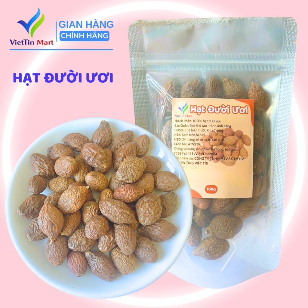Hạt Đười Ươi Bay Cao Cấp Viettin Mart 100g