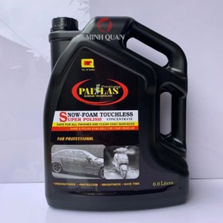  Nước Rửa Xe Không Chạm PALLAS 6 Lít Dung Dịch Rửa Xe Ô Tô Xe Máy Siêu Sạch 