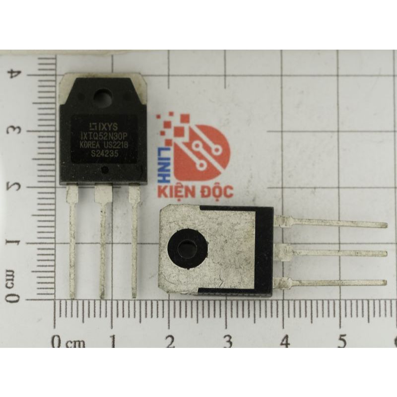 [Combo 2 chiếc] IXTQ52N30P 52N30 Mosfet kênh N 52A 300V TO-3P (Mới)