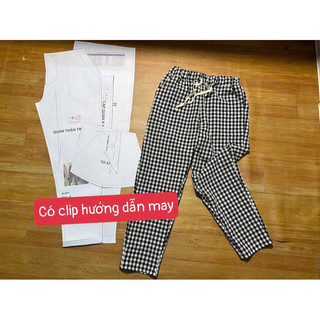RN561_Rập giấy may quần baggy nữ