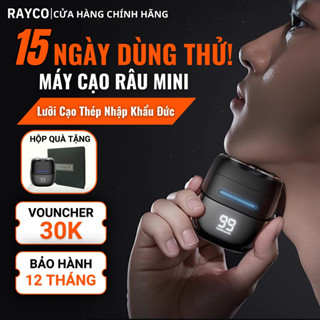  Máy cạo râu Rayco máy cạo râu cao cấp shaver 6 lưỡi dao kép tự mài chính hãng - BH 12 tháng 