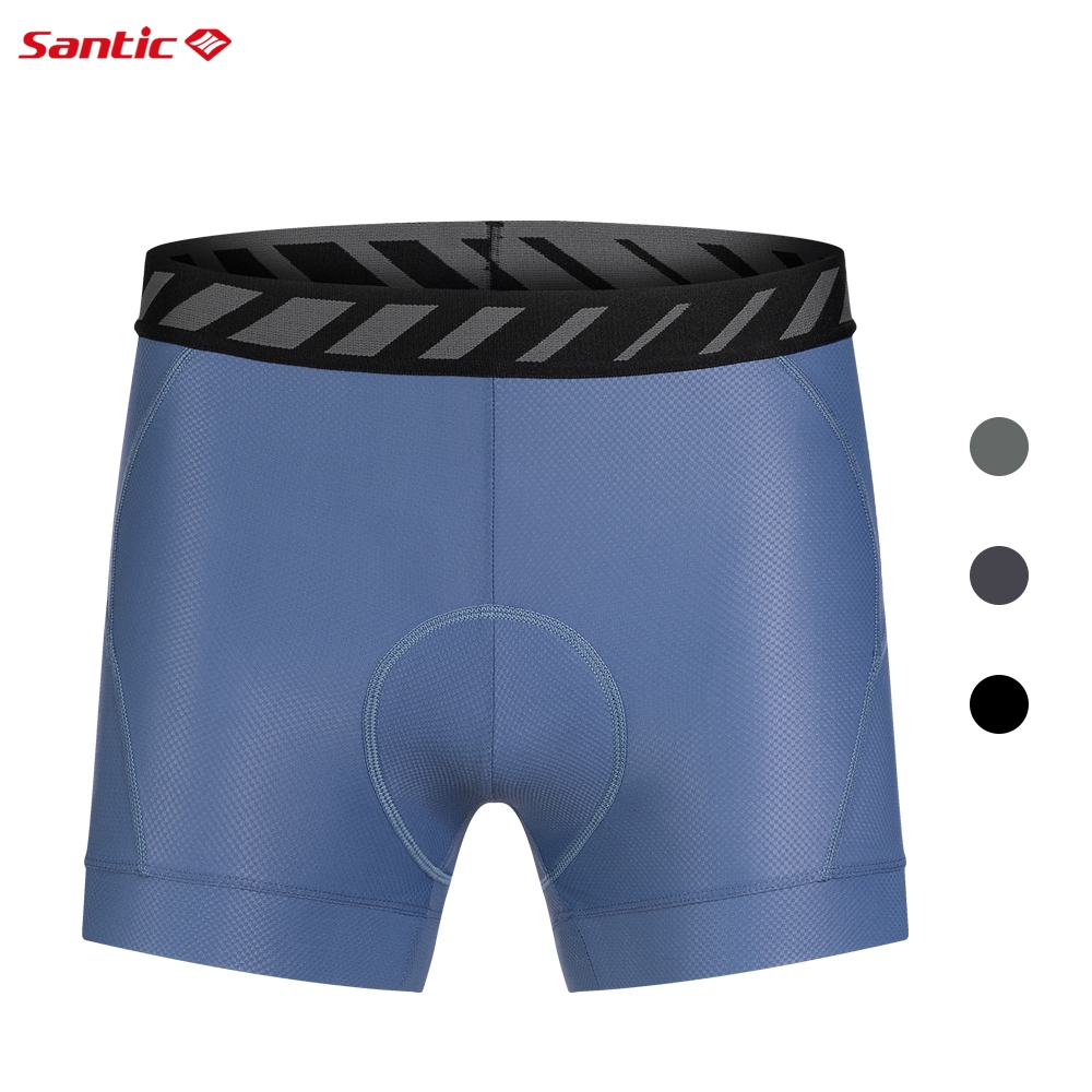 Santic Cycling Underwear Men 4 Hours Riding Padding Breathable Road Mountain Bike Shorts WM4C06029