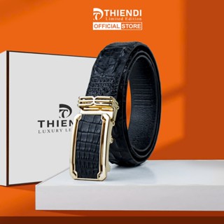 Dây nịt cá sấu cao cấp hàng hiệu THIENDI Luxury dây nịt nịch thắt lưng nam da cá sấu thật cao cấp chính hãng