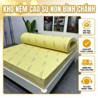 Nệm Cao Su Non American 1m6x2m, Đệm Thẳng Dày 15cm, Độ Đàn Hồi Cao, Êm Ái Thoải Mái, Tặng 2 Gối Hơi
