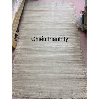 Chiếu cói rẻ in hoa 1m6