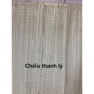 Chiếu cói rẻ in hoa 1m6