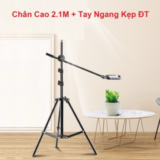 Gậy chụp ảnh 3 chân, giá đỡ điện thoại Tripod dùng để chụp ảnh, Livestream, quay TikTok chiều cao đến 2.1m  – KYWI SHOP