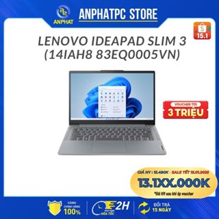 Laptop Lenovo IdeaPad Slim 3 15IRH8 83EM003FVN (Core i7-13620H | 16GB | 1TB | 15.6" FHD | Win 11)