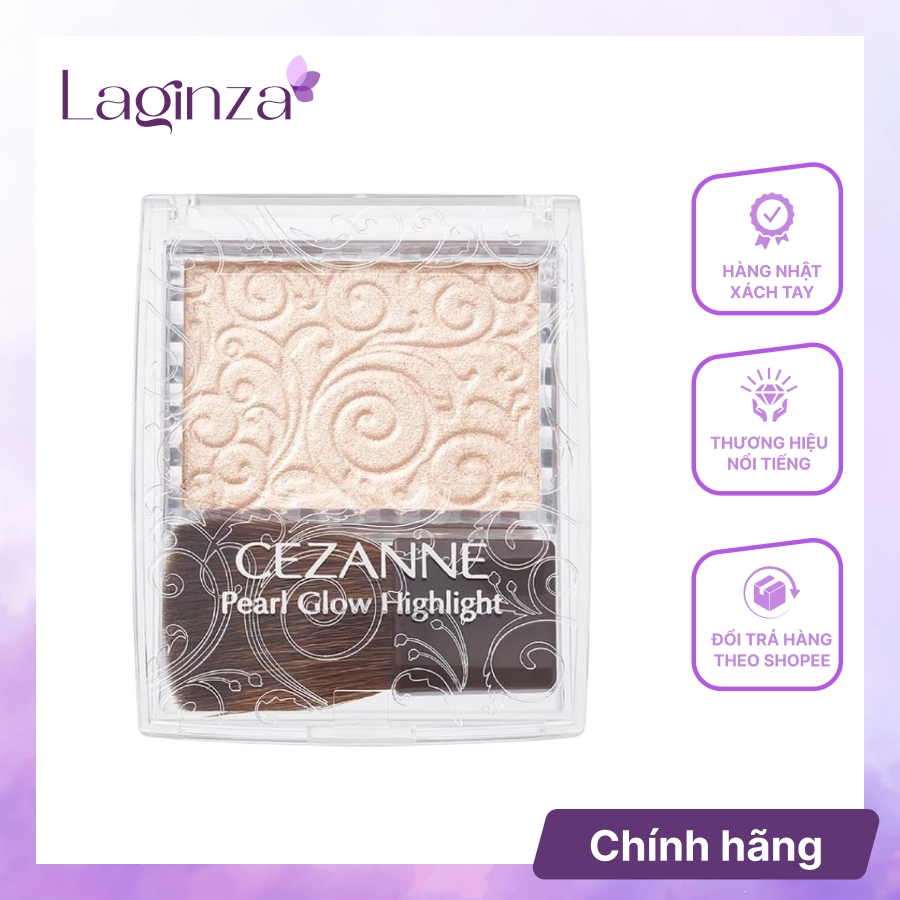 Phấn bắt sáng Cezanne Pearl Glow Highlight 2.4g