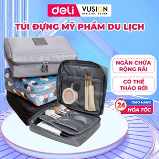 Túi Đựng Mỹ Phẩm Du Lịch DELI Có Móc Treo, Chống Thấm Nước Túi Đựng Đồ Trang Điểm Đồ Cá Nhân Nhỏ Gọn