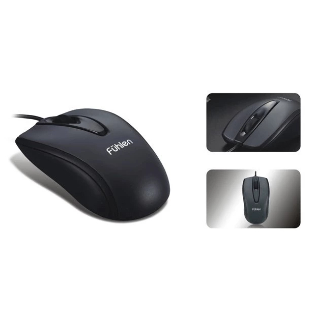 Chuột Dây Fuhlen L102 Chính Hãng 1000 DPI Optical USB (Đen), BH 12T, Siêu Bền, Chuột Văn Phòng, Laptop, PC | BigBuy360 - bigbuy360.vn