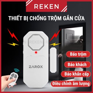 Thiết bị chống trộm gắn cửa, báo khách kèm remote ZAROX ZD9