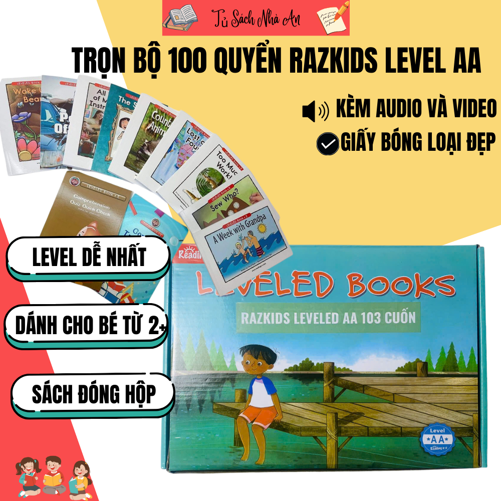 Sách - Razkid aa 103 Cuốn Rời -Tặng Kèm File MP3