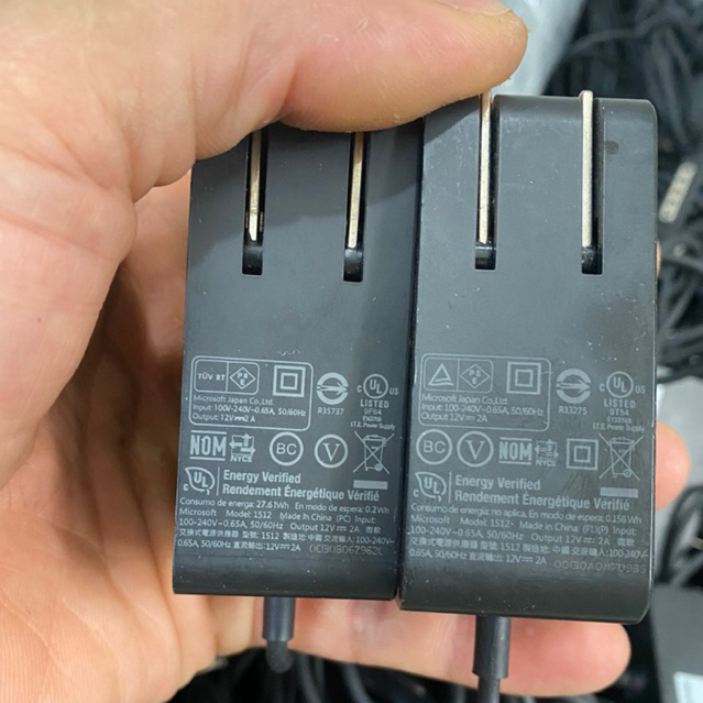 Bộ Sạc Microsoft Rt Surface Pro / Model 1512 12V 2A xịn bóc máy