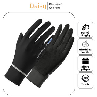 Găng Tay Lái Xe Unisex, Găng Tay Chống Nắng Hở Ngón Unisex Thoáng Khí Thời Trang Mùa Hè - DAISY - GT035 - GT036
