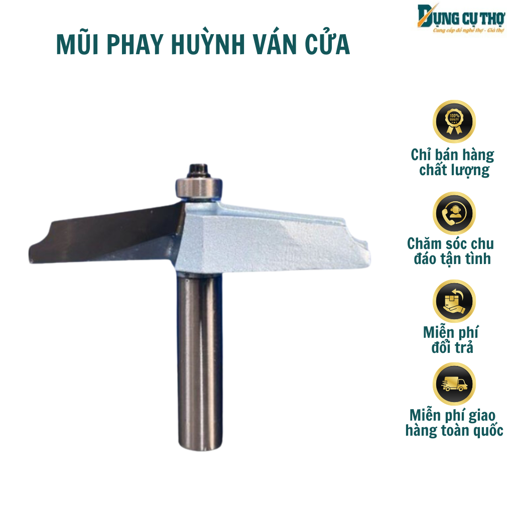 MŨI PHAY GỖ – MŨI SOI HUỲNH VÁN CỬA CHÍNH – CỐT 12.7MM