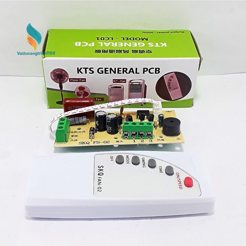 Bộ mạch điều khiển quạt từ xa Model KTS-LC01