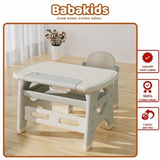 Bộ Bàn Ghế Trẻ Em Babakids Bàn Ghế Nhựa Cao Cấp An Toàn Cho Bé Đa Năng Phù Hợp Với Mọi Lứa Tuổi