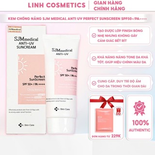 Kem Khống Nắng SJM Medical Anti SPF50+/PA, Xịt Chống Nắng JM Hồng. Kcn Hàn Nâng Tone Nhẹ