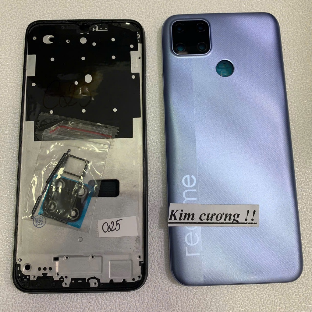 Bộ vỏ tương thích realme c25