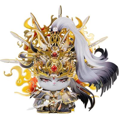 Mô Hình Kim Loại Lắp Ráp 3D MU Mèo Hoàng Đế (52 mảnh, The Emperor Kitty) YM-N146-N – MP1255