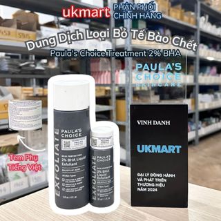Dung Dịch Paula's Choice Loại Bỏ Da Chết Chứa 2% BHA Skin Perfecting Liquid Exfoliant 30ml - 118ml