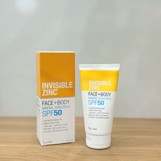 Kem chống nắng Invisible ZinC SPF 50 Úc, chống nắng vật lý an toàn, nâng tông