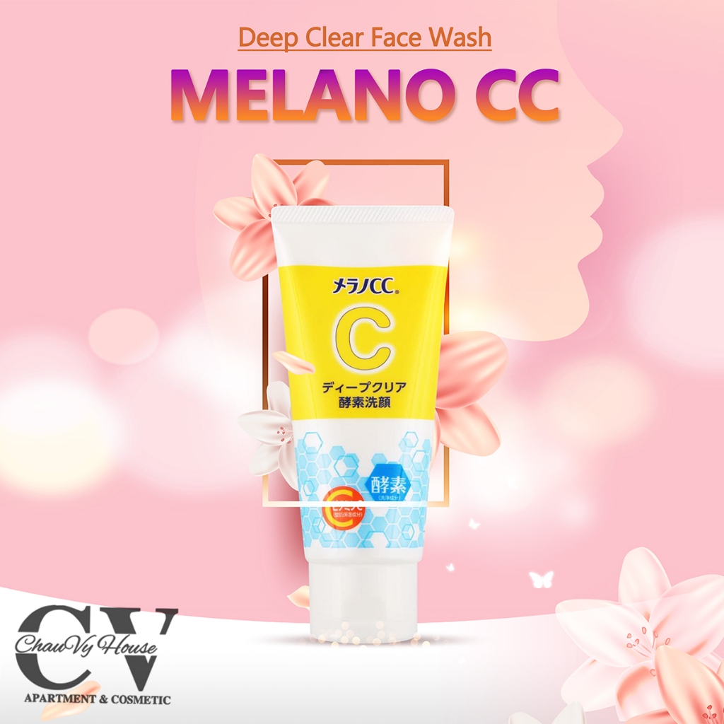 Sữa Rửa Mặt Dưỡng Trắng Melano CC Deep Clear Face Wash