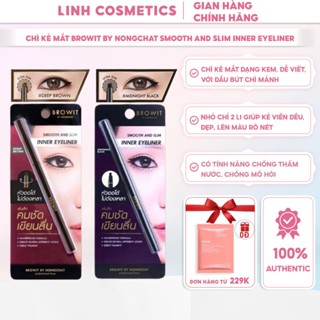 Bút Kẻ Mắt Browit NongChat ,Chì Kẻ Mắt NongChat Dạng Sáp Browit By NongChat Smooth & Slim Inner Eyeliner