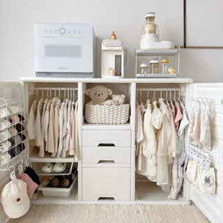 Tủ đựng đồ, quần áo, đồ chơi trẻ sơ sinh, tủ mẹ bỉm Babyviva mẫu Prestige