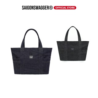 Túi Tote Đeo Chéo Denim SAIGONSWAGGER® Jeans Ready Tote Bag Chất Liệu Denim Cao Cấp
