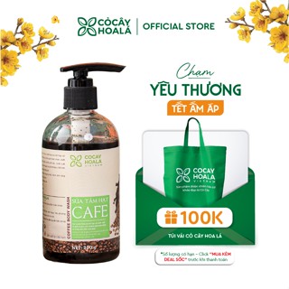 Sữa Tắm Hạt Cà Phê Cỏ Cây Hoa Lá, Làm Sạch Sâu, Tẩy Tế Bào Chết 300g