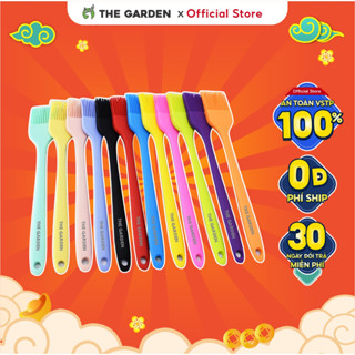 Chổi Silicon Quét Dầu Ăn Loại Dày THE GARDEN Cao Cấp, Cọ Quét Bơ Ướp Gia Vị - Chổi Phết Mỡ, Ướp Đồ Nướng, Trang Trí