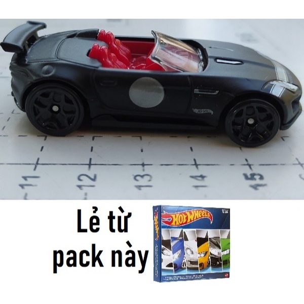 (Không hộp) Xe mô hình Hot Wheels '15 Jaguar F-Type Project 7