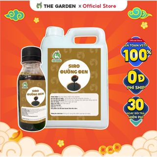 Siro Đường đen The Garden can 2.3kg pha sữa tươi trân châu đường đen