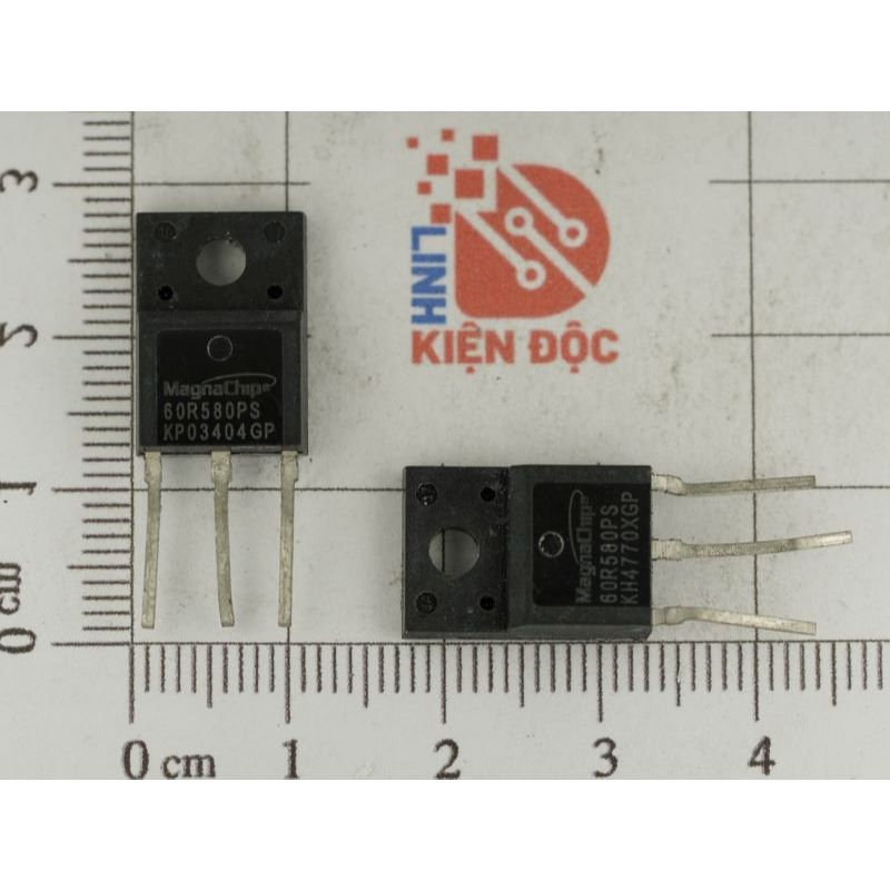 [Combo 4 chiếc] 60R580P 60R580PS Mosfet Kênh N 8A 650V TO-220 (Tháo máy)