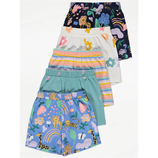 ( Auth ) Set 5 quần hè bé gái Geo UK